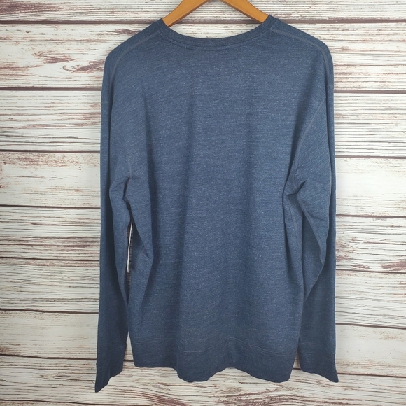 NWT SAXX Mens Medium 3SIX FIVE CREW Neck Navy Blue Long Sleeve Sweatshirt     #9 - Picture 6 of 8